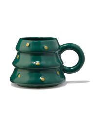 HEMA HEMA Mok 14.8cm Keramiek Kerstboom