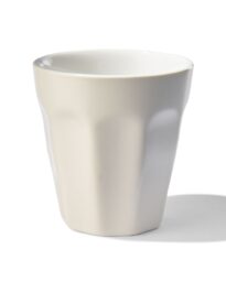 HEMA HEMA Espressomok 90ml Mirabeau Aardewerk Wit (wit)