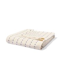 HEMA HEMA Bedsprei 230x250cm Strepen (ecru)