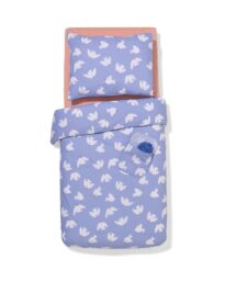HEMA HEMA Peuterdekbedovertrek 120x150cm Zacht Katoen Duif (lila)