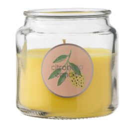 HEMA Kaarsvaas Citronella (geel)