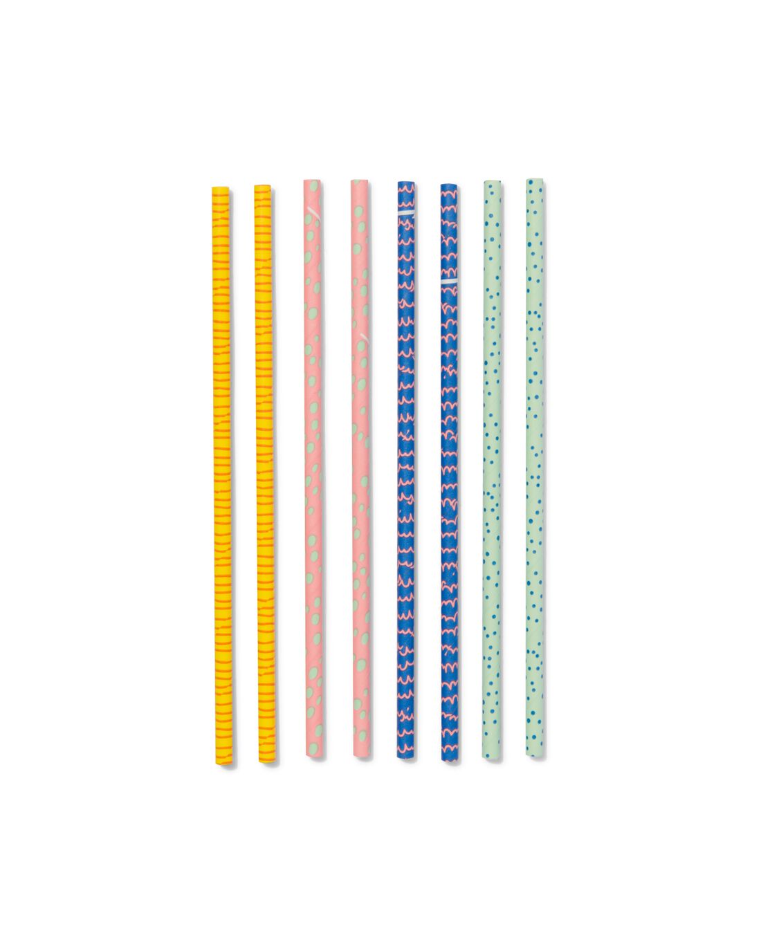HEMA Papieren Rietjes 20cm - 20 Stuks