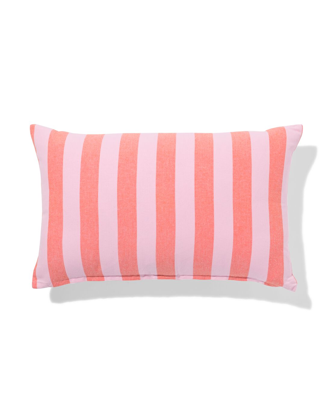 HEMA Kussenhoes 50x30cm Katoen Strepen Roze (roze)