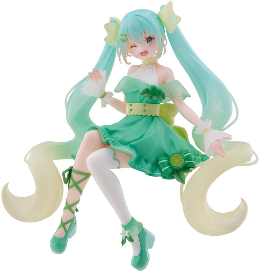 Hatsune Miku Noodle Stopper Figure - Hatsune Miku Lime Ver.