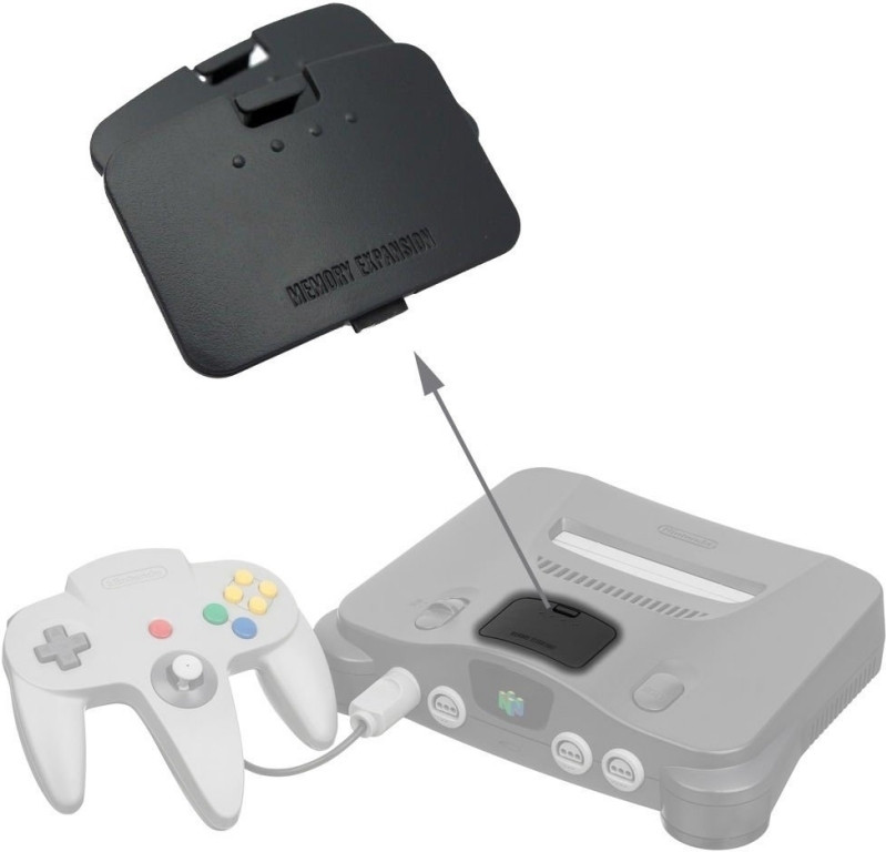Nintendo 64 Memory Expansion Cover Black (TTX)