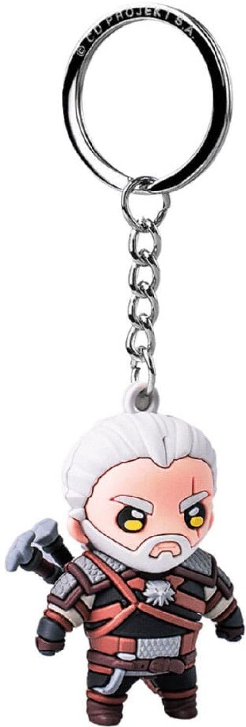 The Witcher III: Wild Hunt Vinyl Keychain - Geralt of Rivia