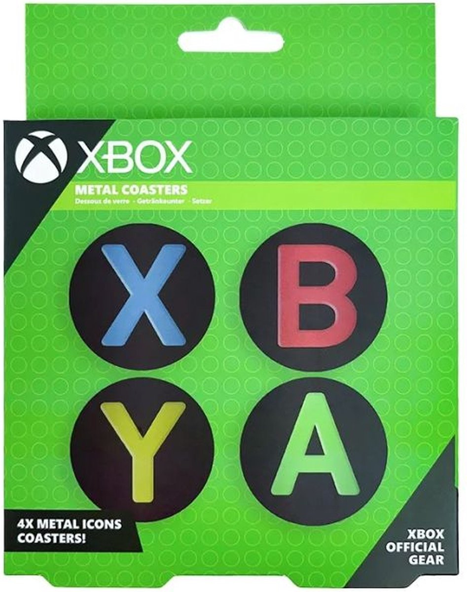 Xbox Metal Coasters - Metal Icons