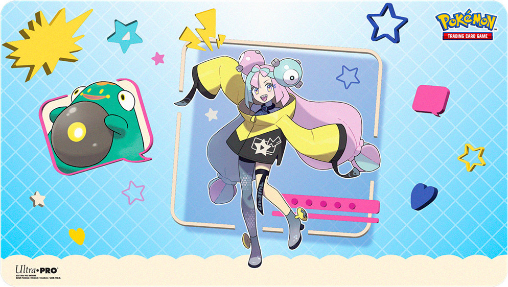 Pokemon TCG Iono and Bellibolt Playmat