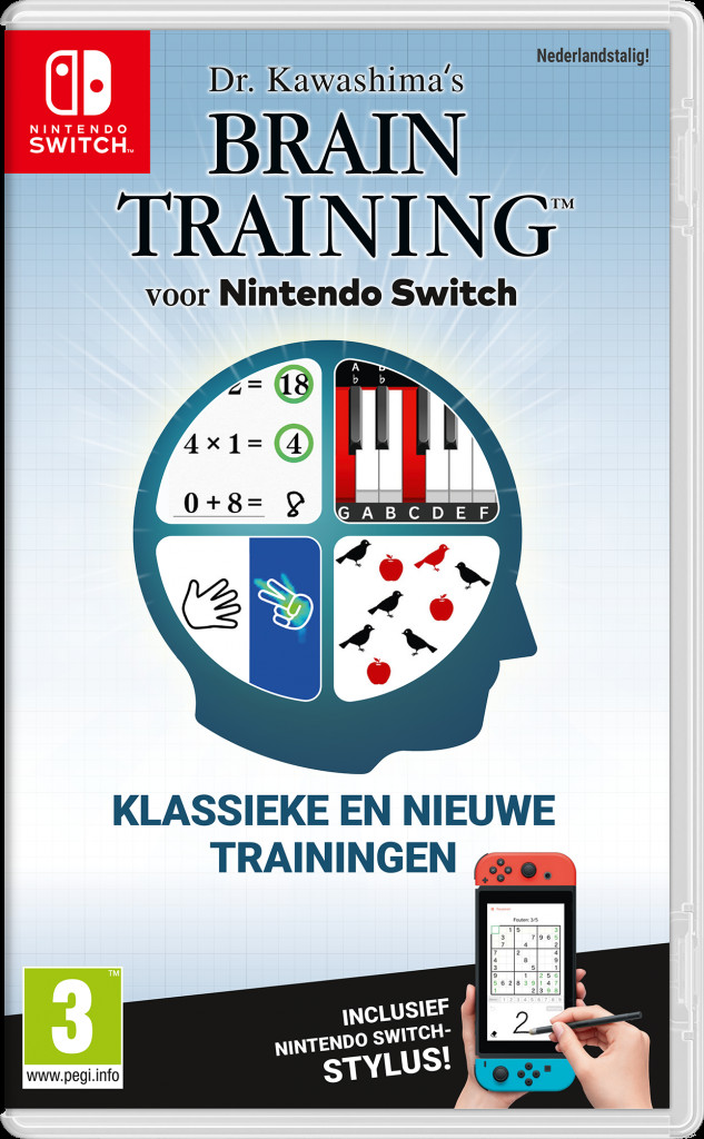 Dr. Kawashima's Brain Training for Nintendo Switch (verpakking Duits, game Engels)
