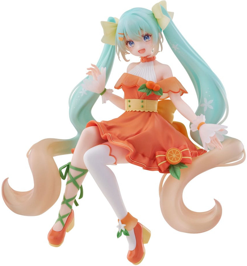 Hatsune Miku Noodle Stopper Figure - Flower Hatsune Miku Citrus Ver.