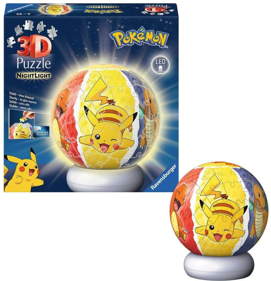 Pokemon 3D Puzzle Ball - Nightlight (73 pc)