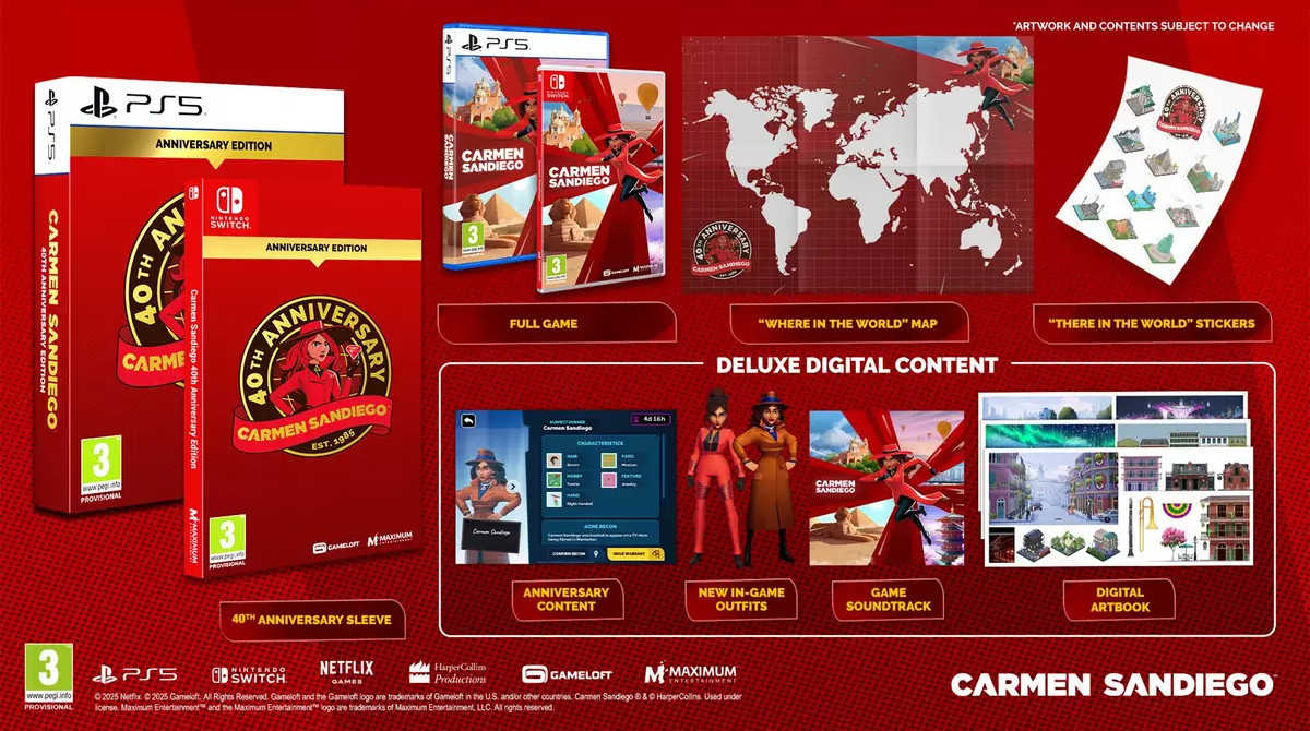 Carmen Sandiego 40th Anniversary Edition
