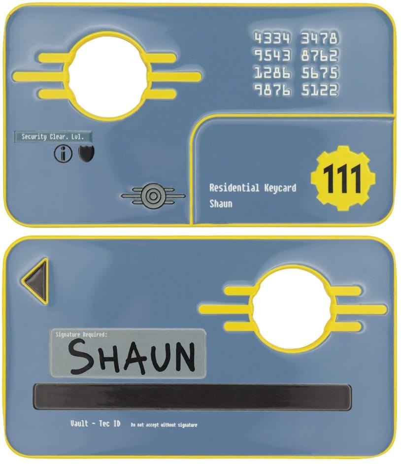 Fallout Replica - Security Keycard Vault 111 Limited Edition
