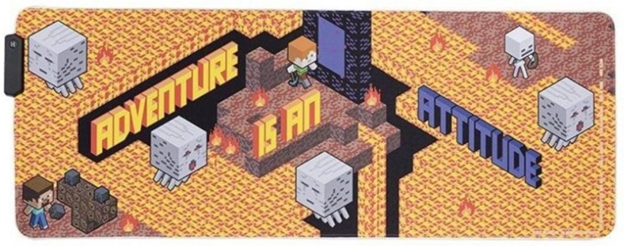 Minecraft - Light Up Desk Mat