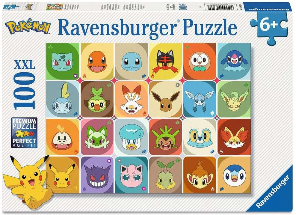 Pokémon Jigsaw Puzzle - Pokémon Faces XXL (125 pcs)
