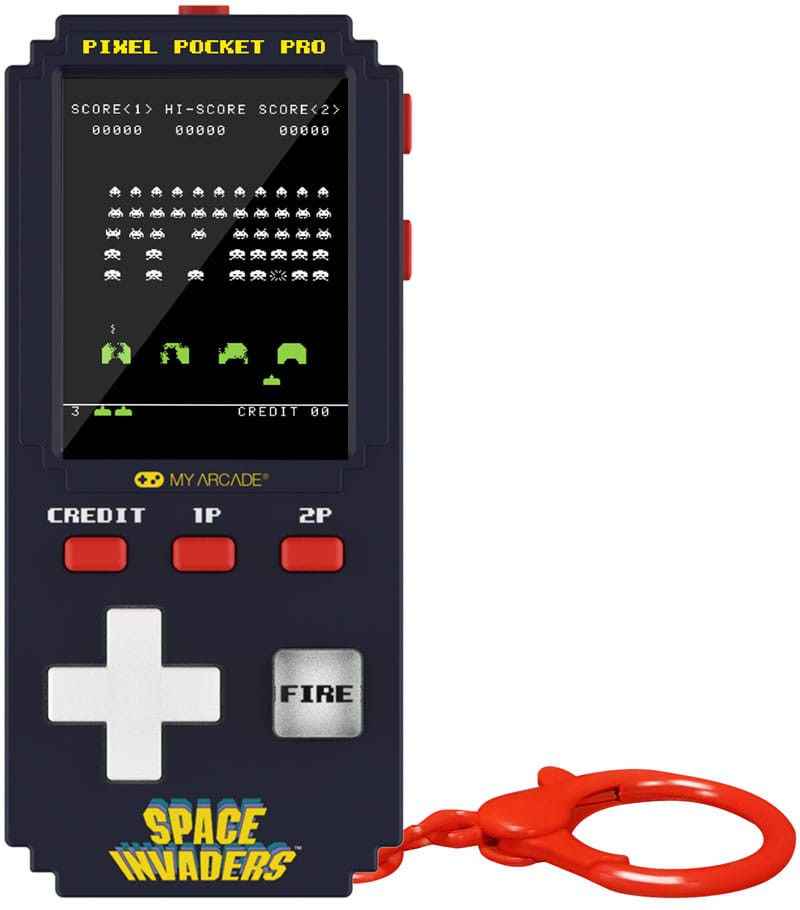 Portable Gaming System Pixel Pocket Pro - Space Invaders