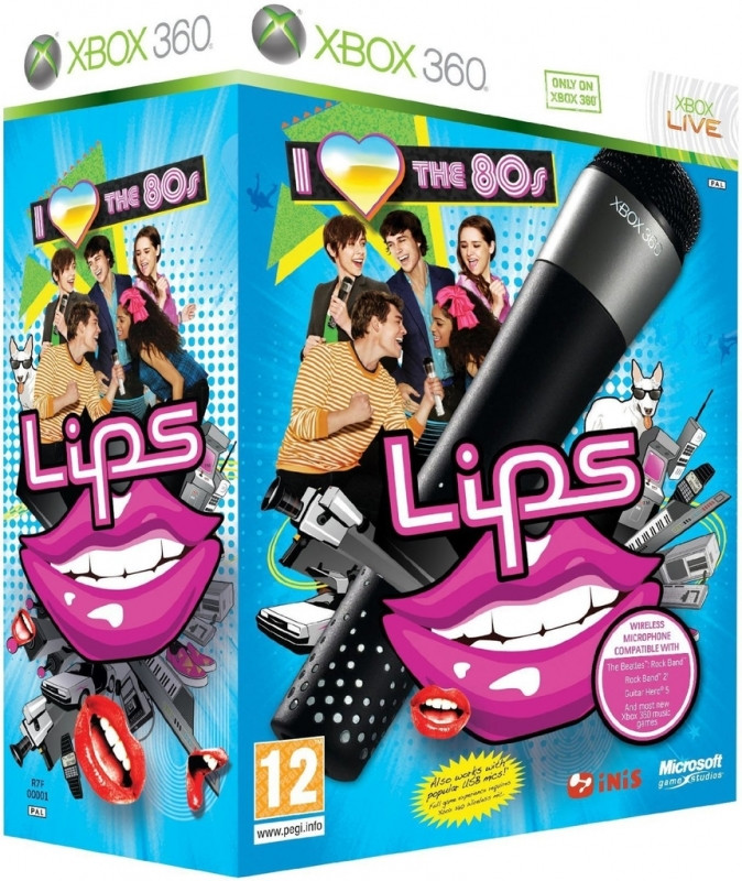 Lips I Love the 80's + 1 Microfoon