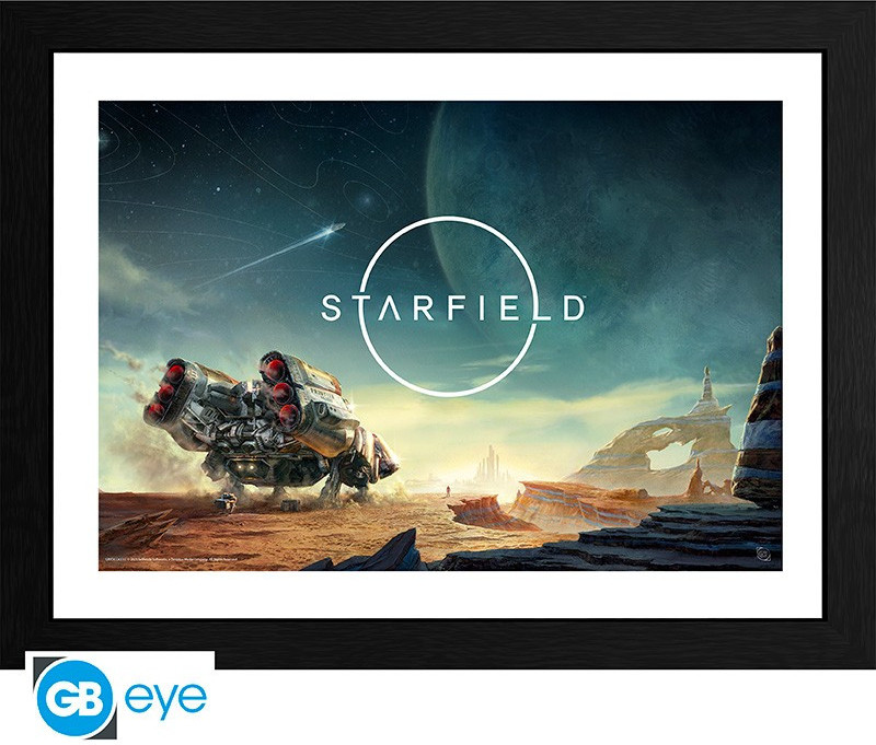 Starfield Framed Print - Landing