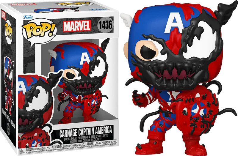 Marvel Funko Pop Vinyl: Carnage Captain America