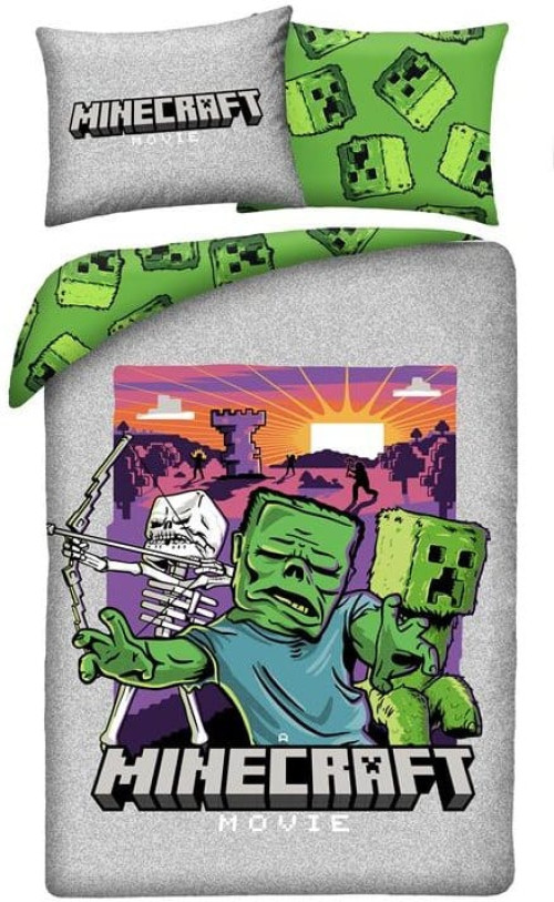 Minecraft Movie Duvet Set - Ver. 1 (140x200cm)