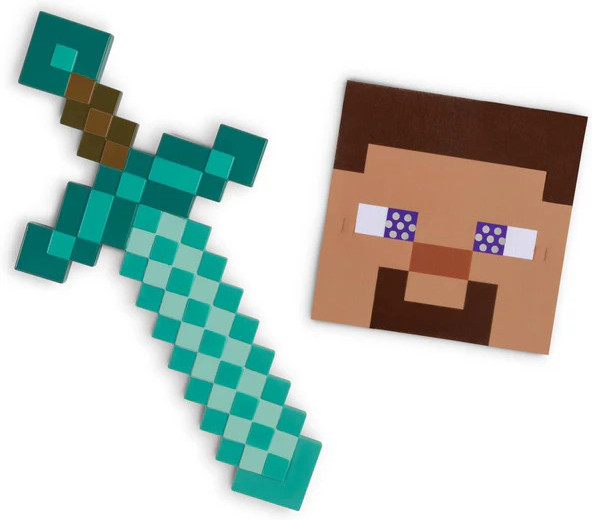 Minecraft - Diamond Sword and Mask