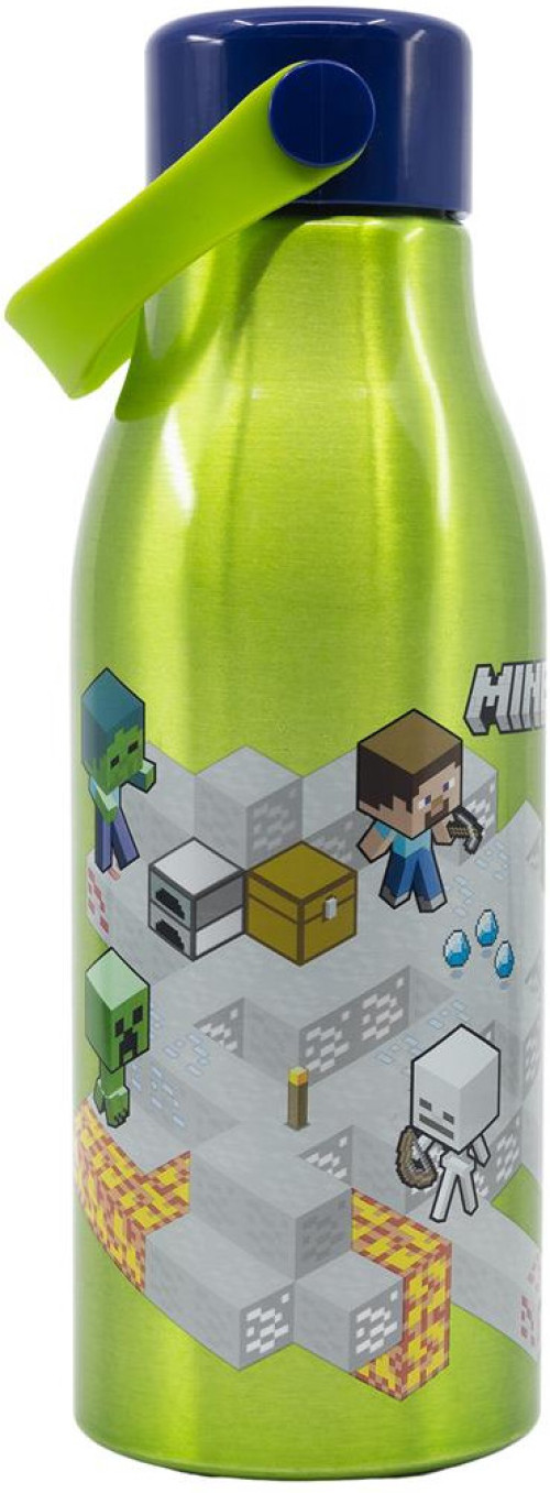 Minecraft Aluminium Drink Bottle - In the Mines