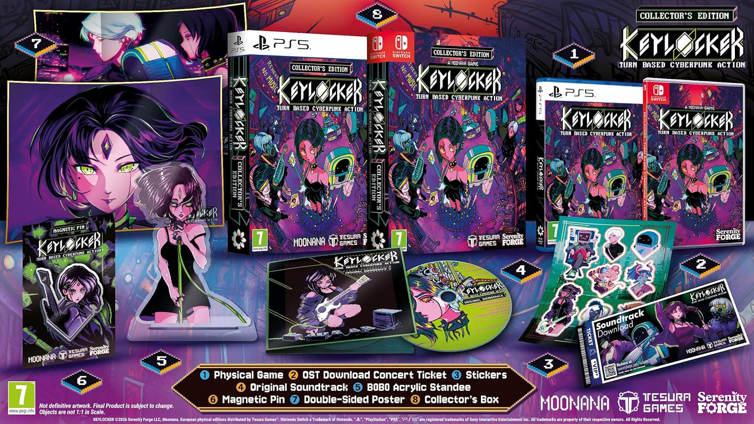 Keylocker | Turn Based Cyberpunk Action Collector's Edition