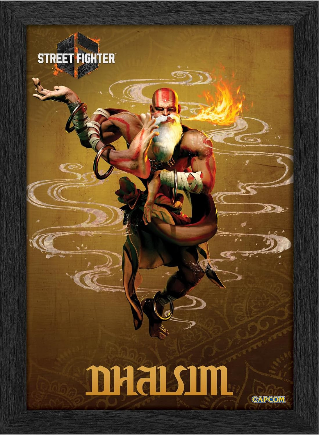 Pixel Frames Plax - Street Fighter 6: Dhalsim (25cm x 30cm)