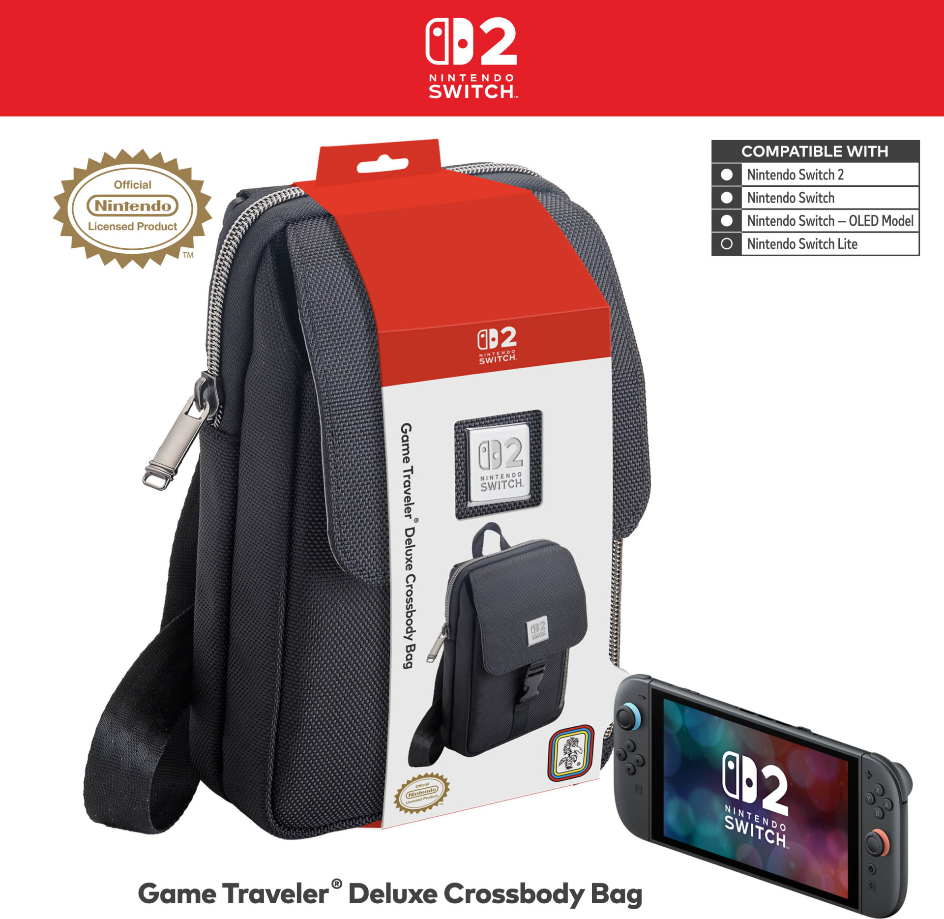 Nacon Game Traveler Deluxe Crossbody Bag (Vertical)