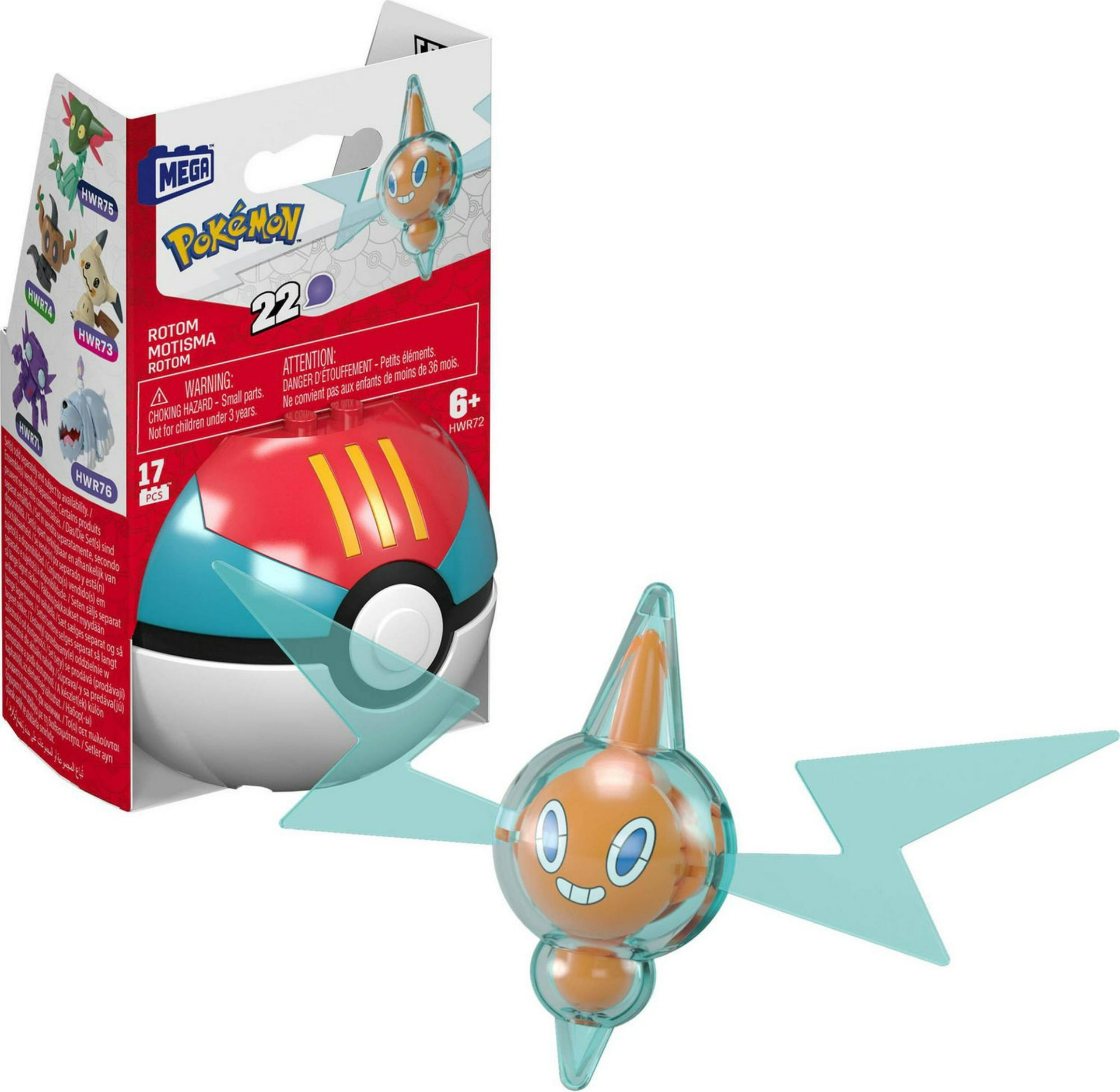 Mega Construx Pokemon - Rotom & Lure Ball