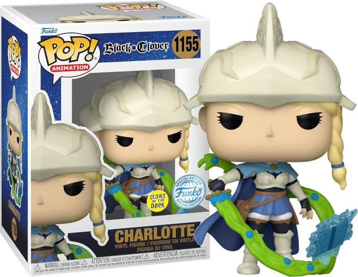 Black Clover Funko Pop Vinyl: Charlotte (Glow in the Dark)