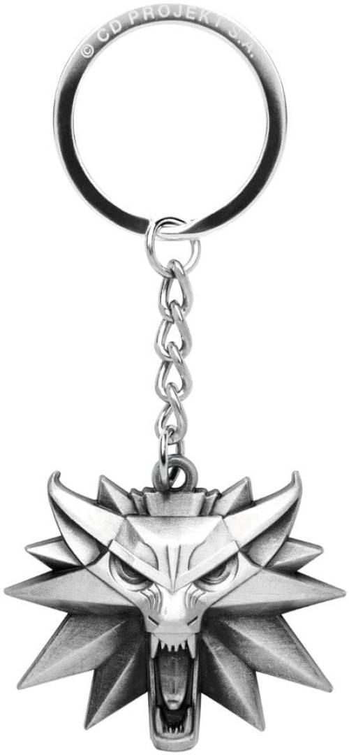 The Witcher III: Wild Hunt Keychain - Wolf Medallion