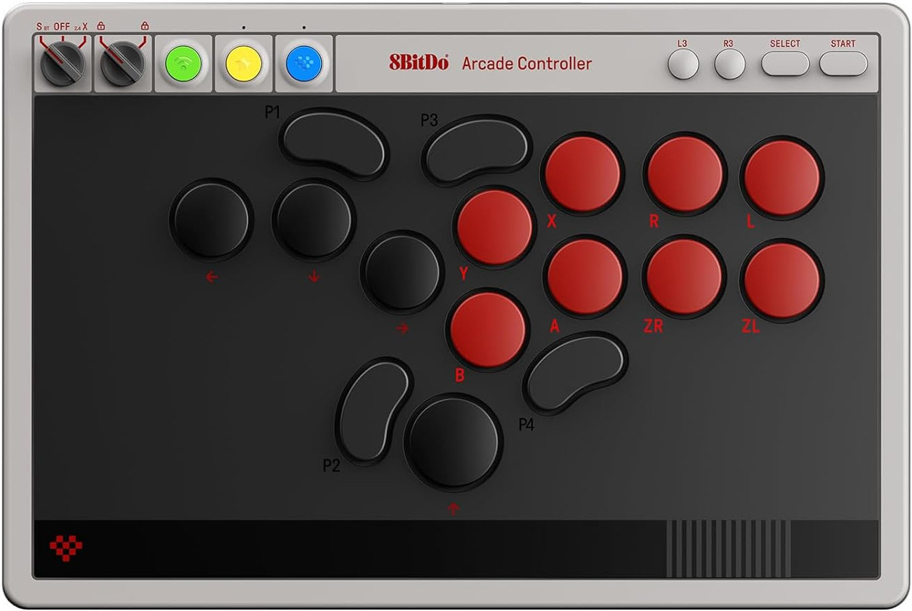 8Bitdo All-Button Arcade Switch Controller