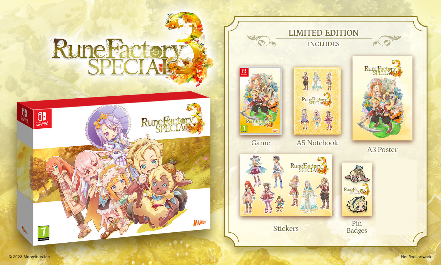 Rune Factory 3 Special Limited Edition