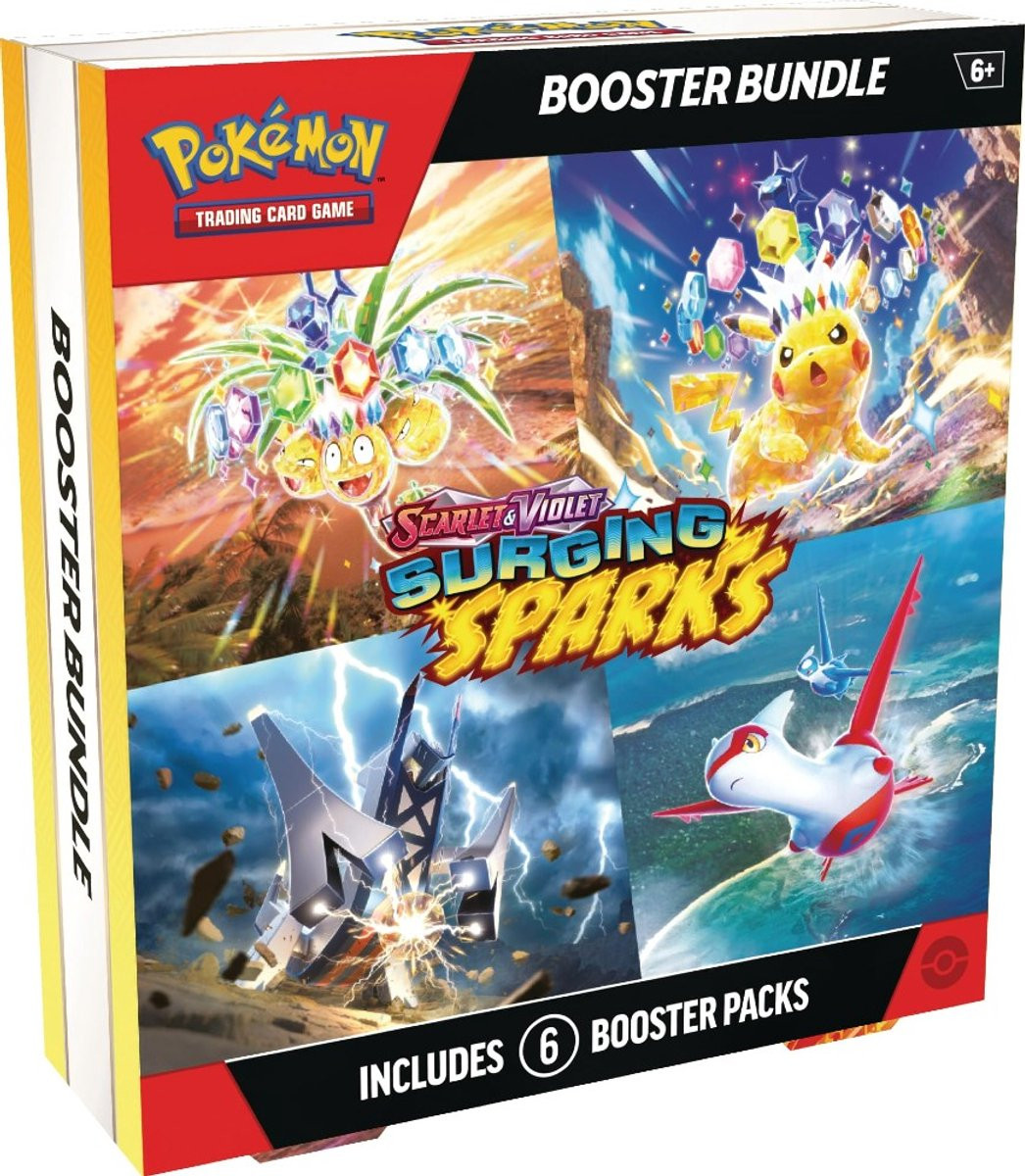 Pokemon TCG Surging Sparks Booster Bundle (6 boosters)