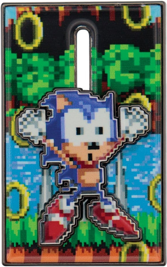 Sonic The Hedgehog Pin Badge - Moving