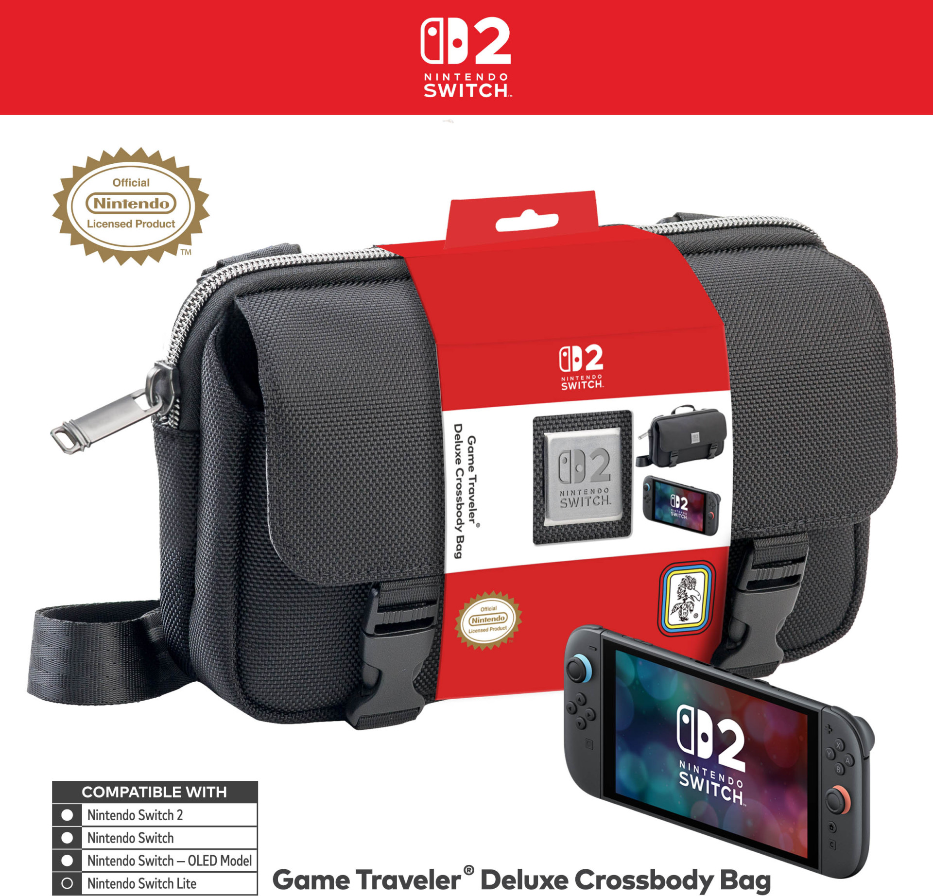 Nacon Game Traveler Deluxe Crossbody Bag (Horizontal)