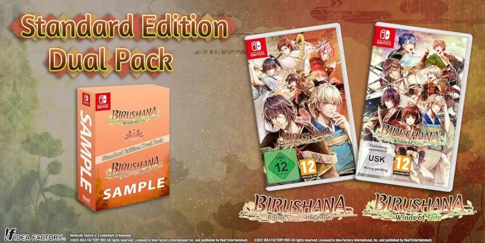 Birushana: Rising Flower of Genpei & Winds of Fate Standard Edition Dual Pack