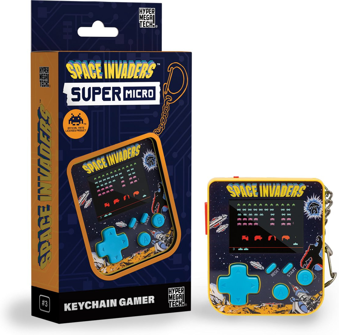 Evercade Super Micro Keychain Gamer - Taito Space Invader