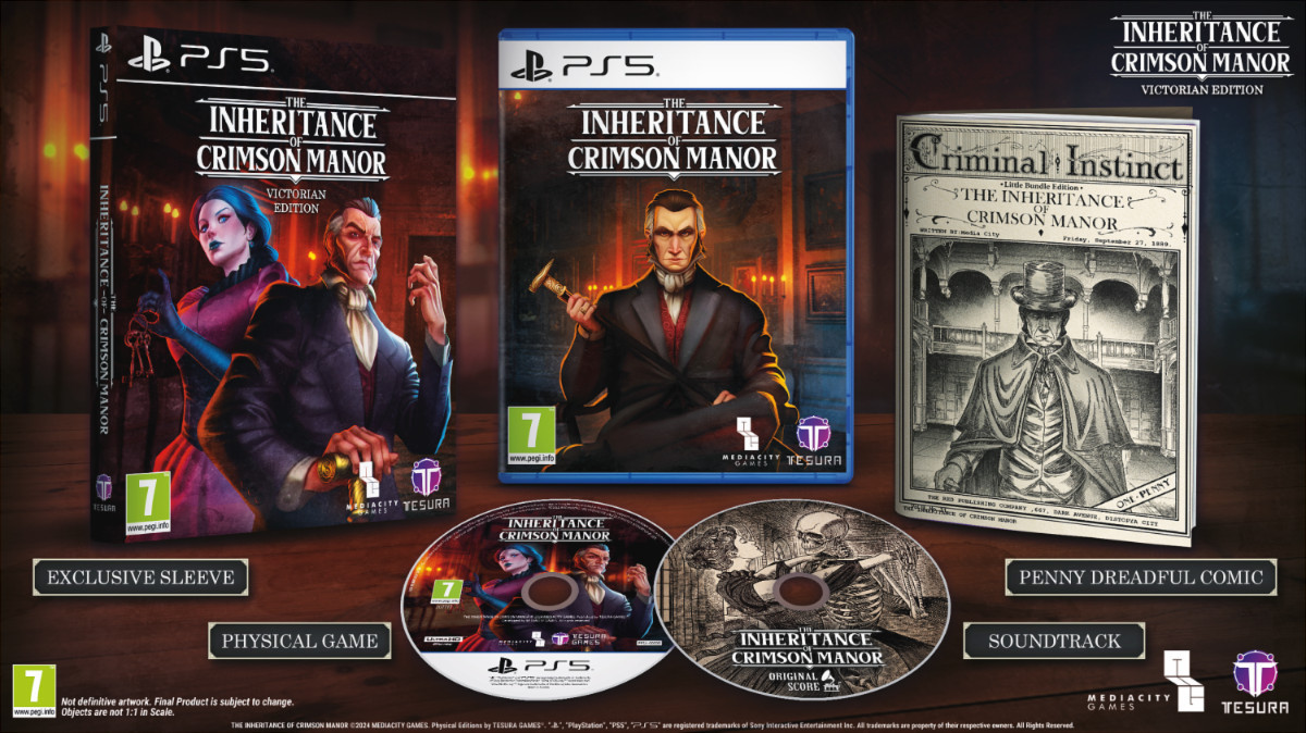 The Inheritance of Crimson Manor - Victorian Edition