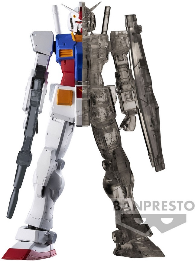 Mobile Suit Gundam Internal Structure Figure - RX-78-2 Gundam Black Clear Version