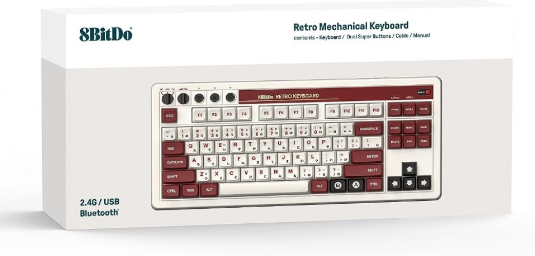 8BitDo Retro Mechanical Keyboard Fami Edition