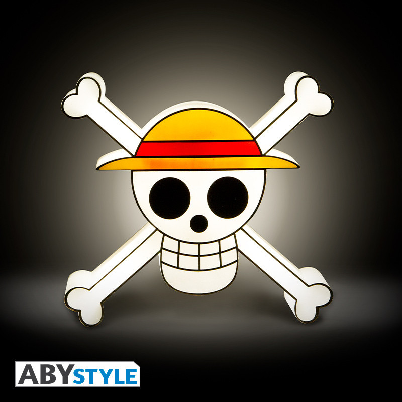 One Piece Lamp - Jolly Roger Skull (Straw Hats)