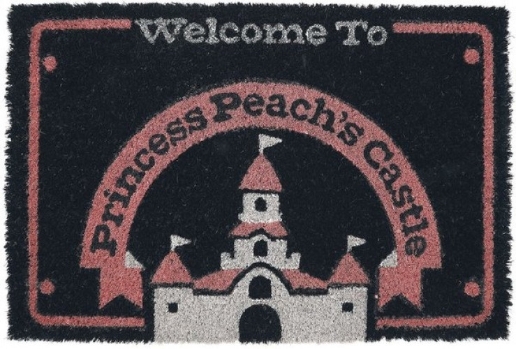 Super Mario Doormat - Peach's Castle