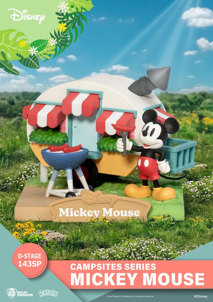 Disney D-Stage Statue - Campsite Mickey Mouse (Special Edition)