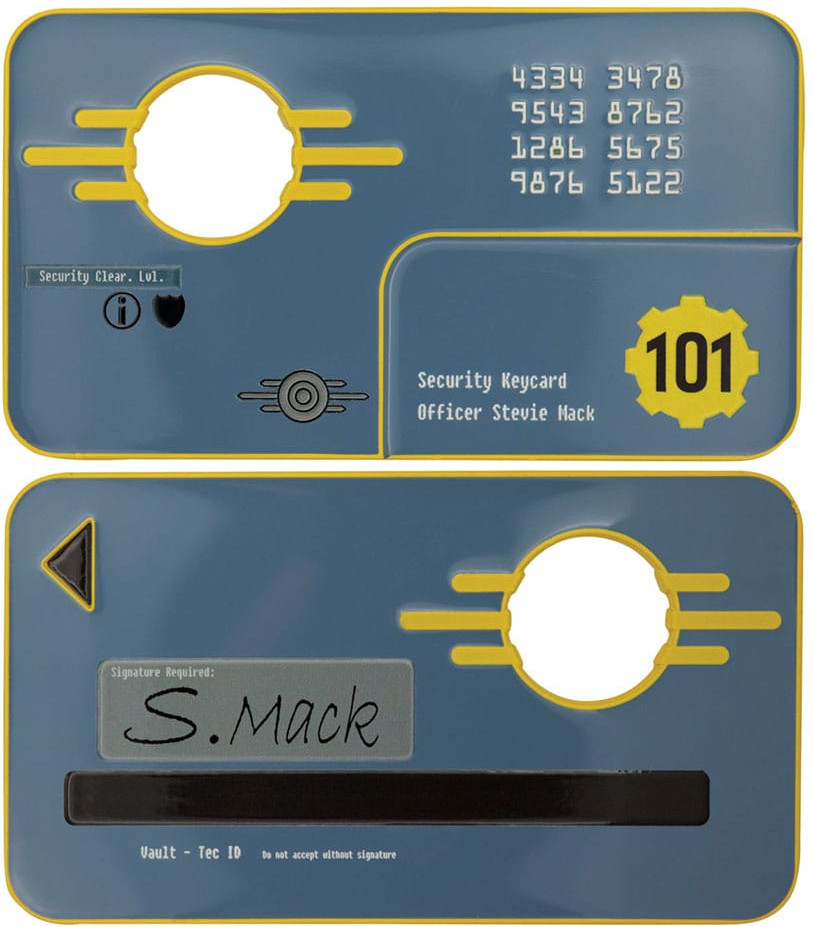 Fallout 3 Replica - Vault 101 Security Keycard Limited Edition