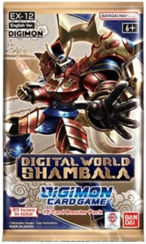Digimon TCG EX-12 Digital World Shambala Extra Booster Pack