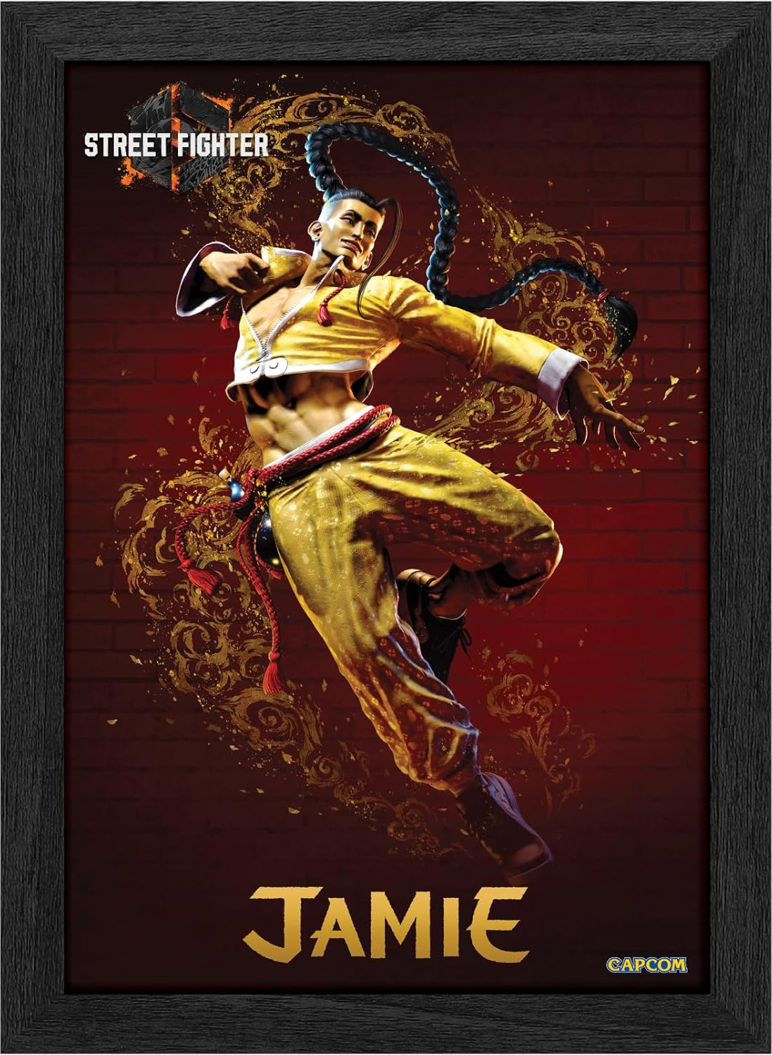 Pixel Frames Plax - Street Fighter 6: Jamie (25cm x 30cm)