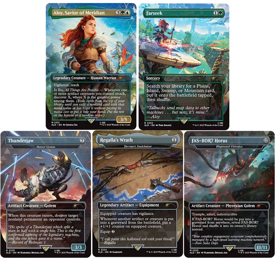 Magic the Gathering TCG Secret Lair x Playstation - Horizon: Into the Forbidden West