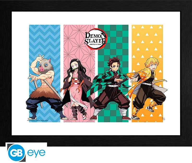 Demon Slayer Framed Print - Group